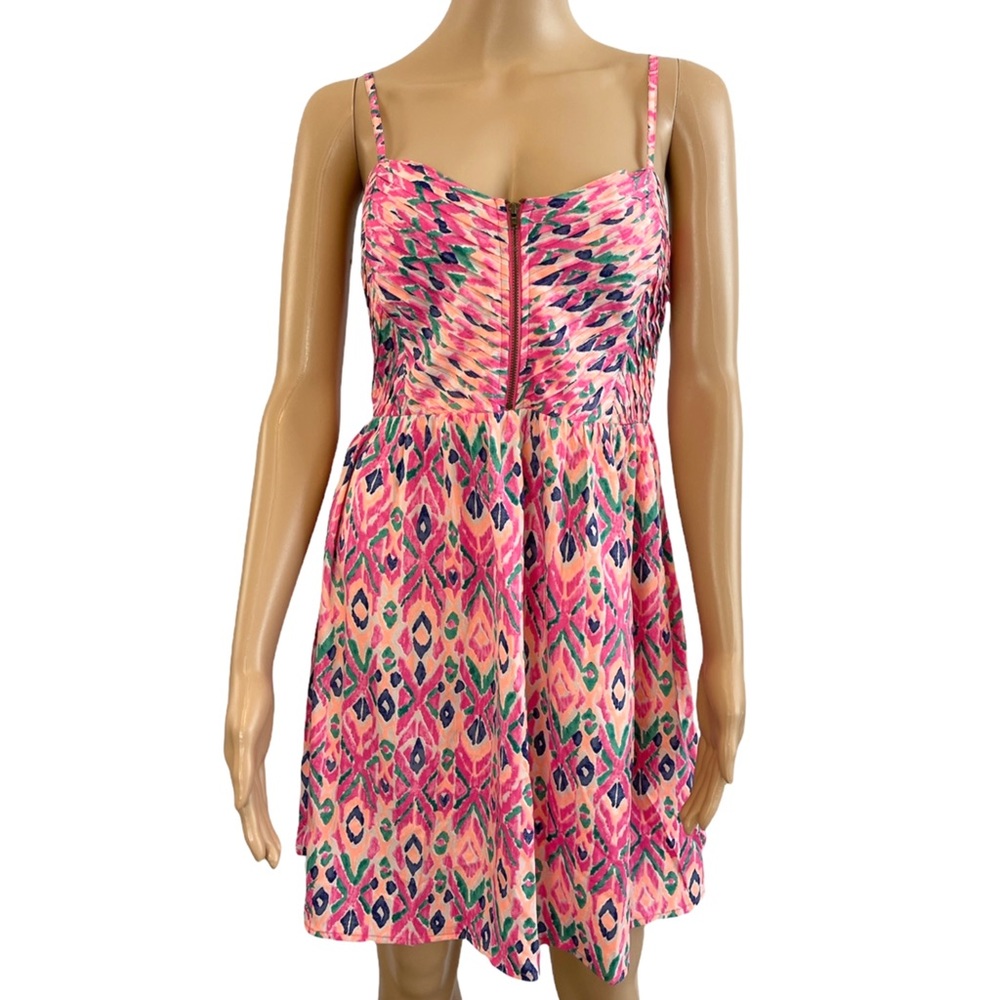 Roxy Multicolor Layered Spaghetti Strap Dress - image 2